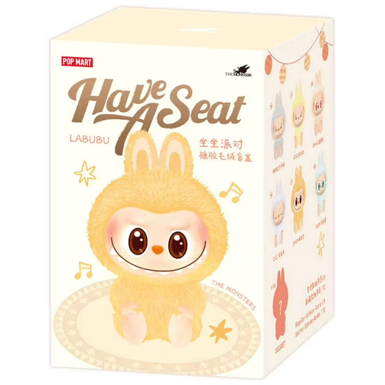 Pop Mart Labubu The Monsters Have a Seat Vinyl Plush Sealed Case